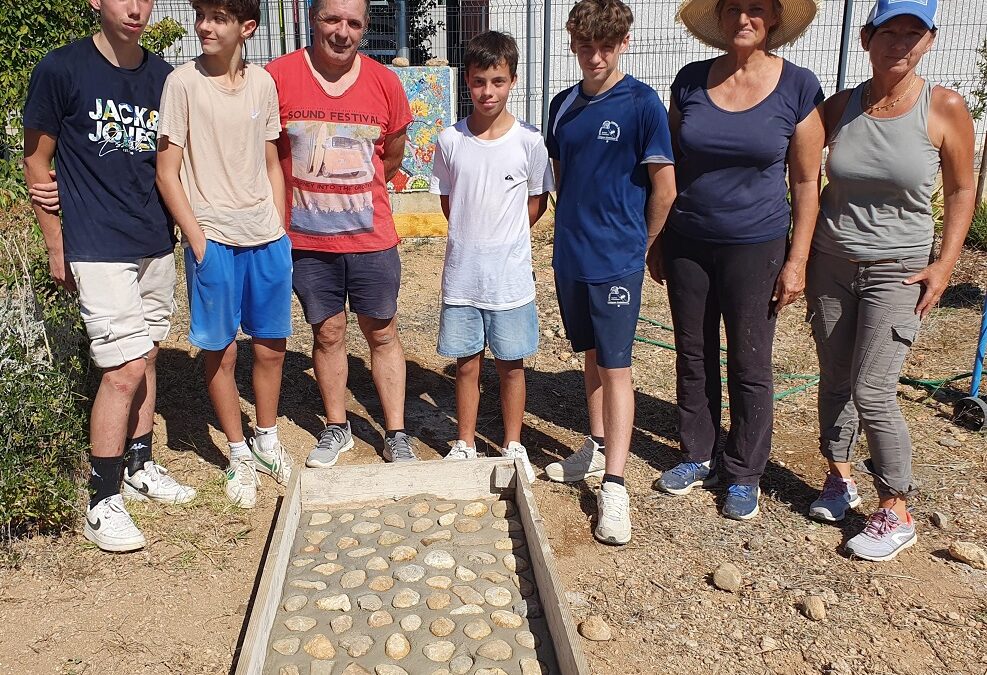 LES TRAVAUX REPRENNENT AU JARDIN PÉDAGOGIQUE EN CETTE RENTRÉE SCOLAIRE