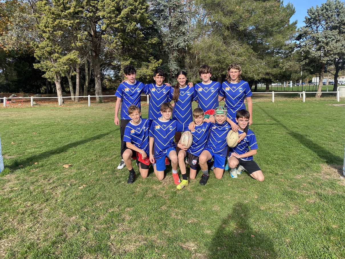 PREMIER TOURNOI POUR L’OPTION RUGBY : UNE BELLE ENTRÉE EN MATIÈRE POUR NOS ÉLÈVES DE L’AMANDIER.