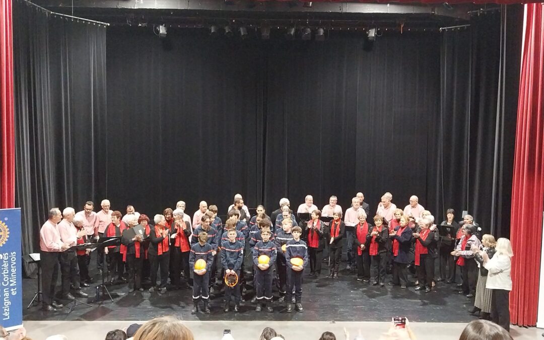 UN CONCERT EXCEPTIONNEL POUR SOUTENIR LES JEUNES SAPEURS-POMPIERS : UNE SOIRÉE DE GENEROSITE ORCHESTRÉE PAR LE ROTARY CLUB DE LEZIGNAN