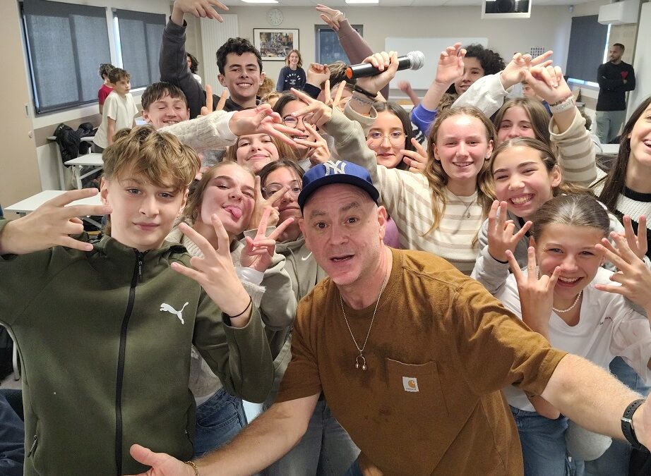 RAP ET COURS D&rsquo;ANGLAIS : UN DUO GAGNANT A L&rsquo;AMANDIER