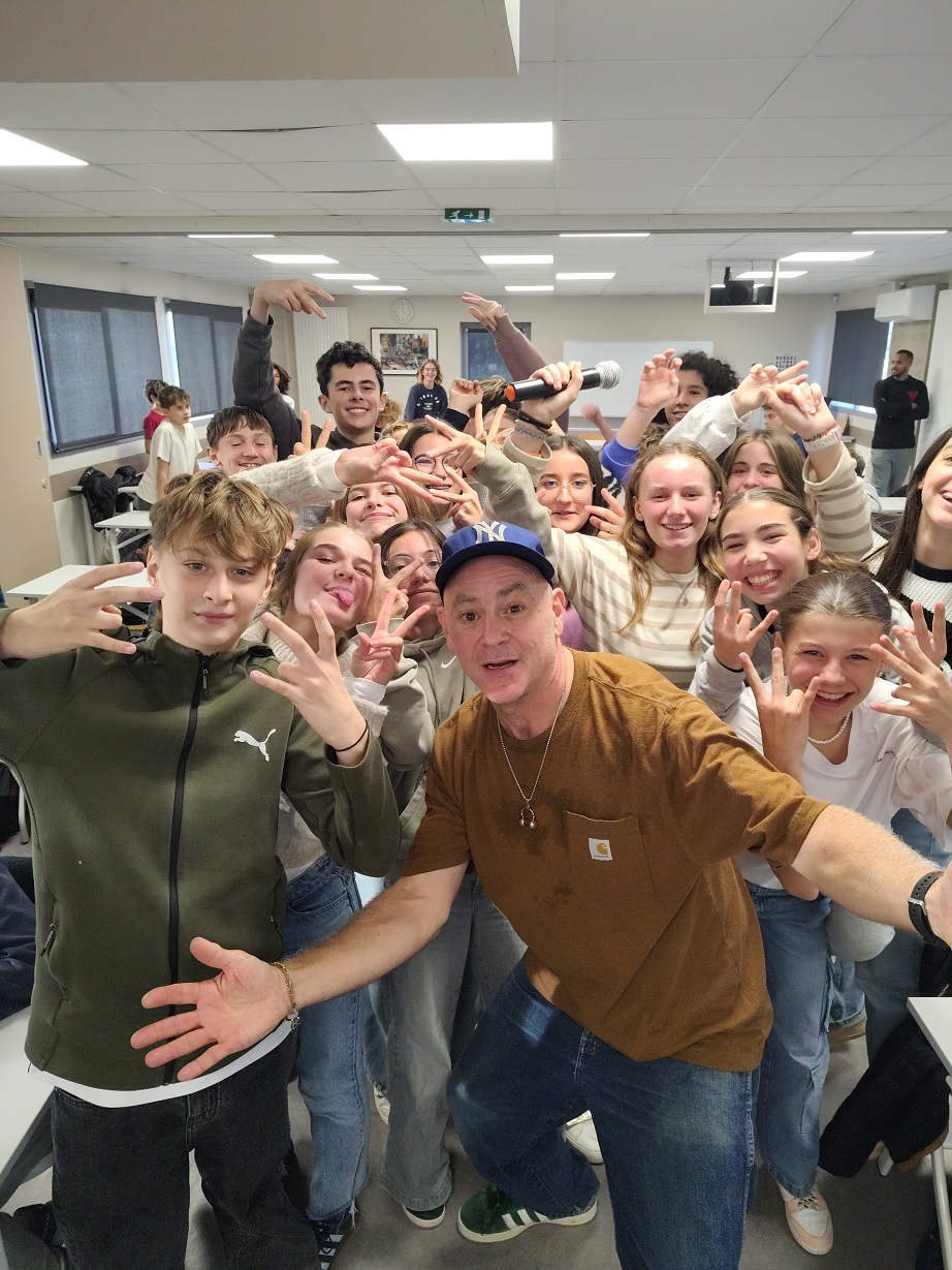 RAP ET COURS D’ANGLAIS : UN DUO GAGNANT A L’AMANDIER