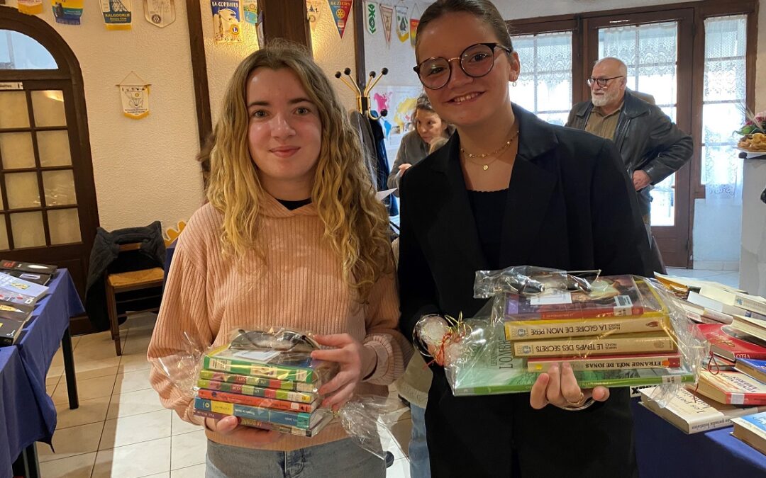 DEUX ÉLÈVES RECOMPENSEES AU PRIX D’ÉCRITURE 2026.