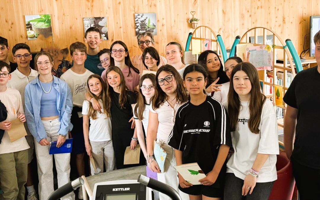 UN PROJET SOLIDAIRE ET INTERGENERATIONNEL ENTRE LES ÉLÈVES DE 5e ET LES RÉSIDENTS DE l’EHPAD L’OUSTAL.